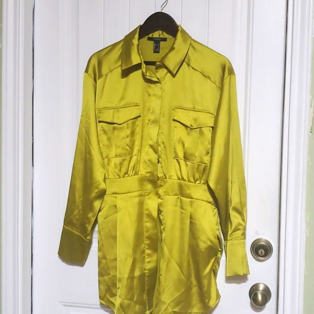 Forever 21 Mini Shirt Dress Size L
